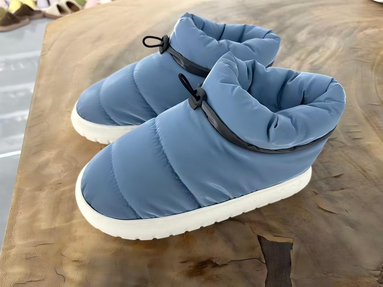 Водонепроницаемые нескользящие хлопковые тапочки с пуховым наполнителем