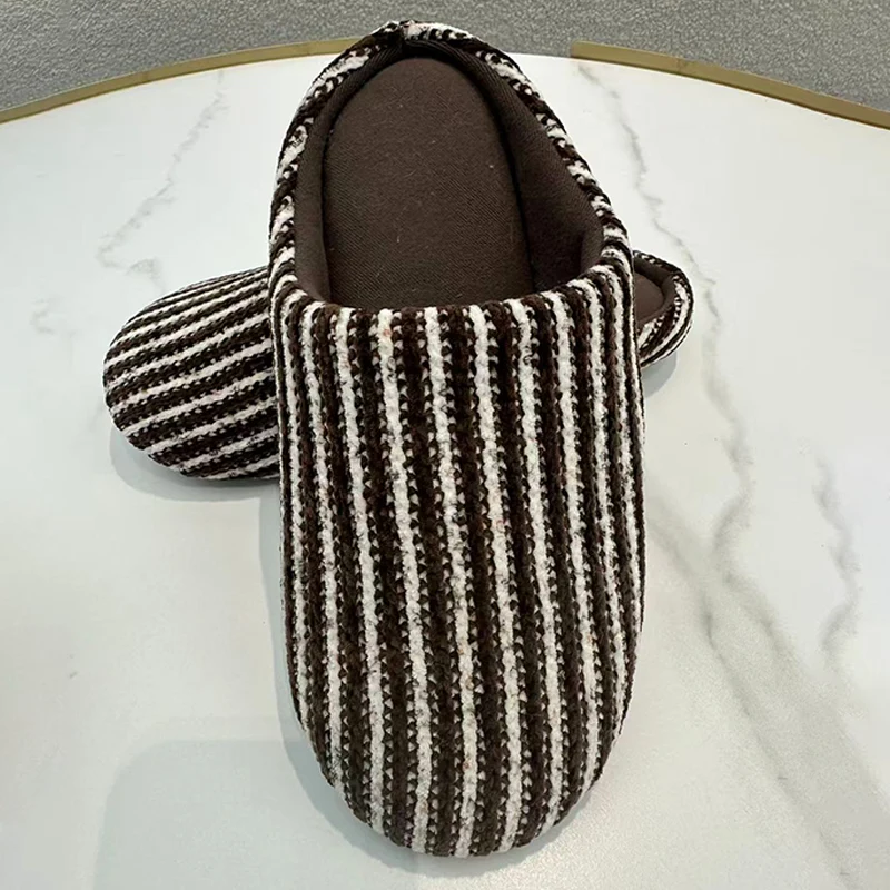 Домашние тихие хлопковые тапочки